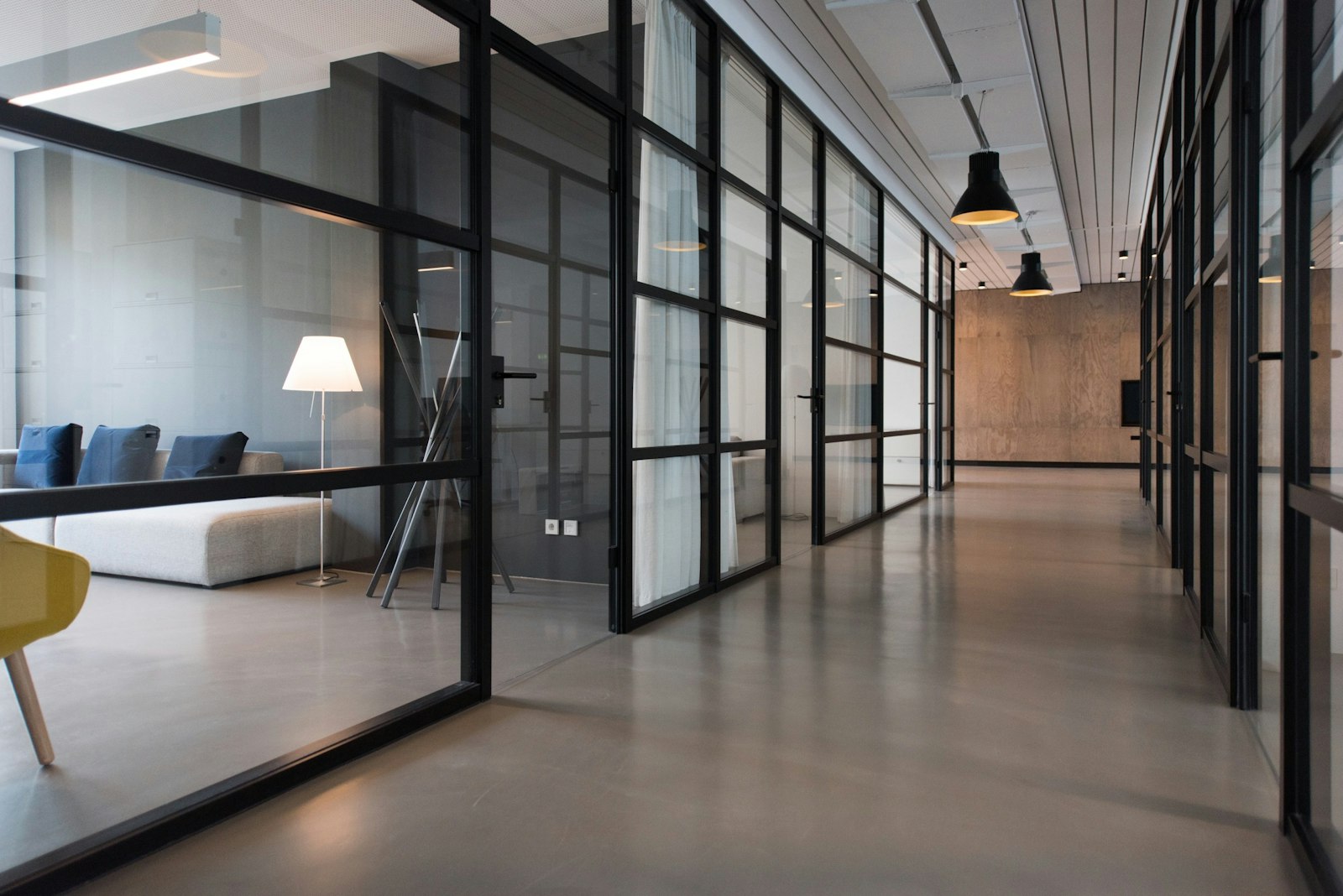 Modern commercial office interior